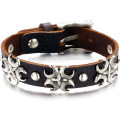 2015 new retro leather cross bracelet bracelet fashion jewelry leather bracelet PH782